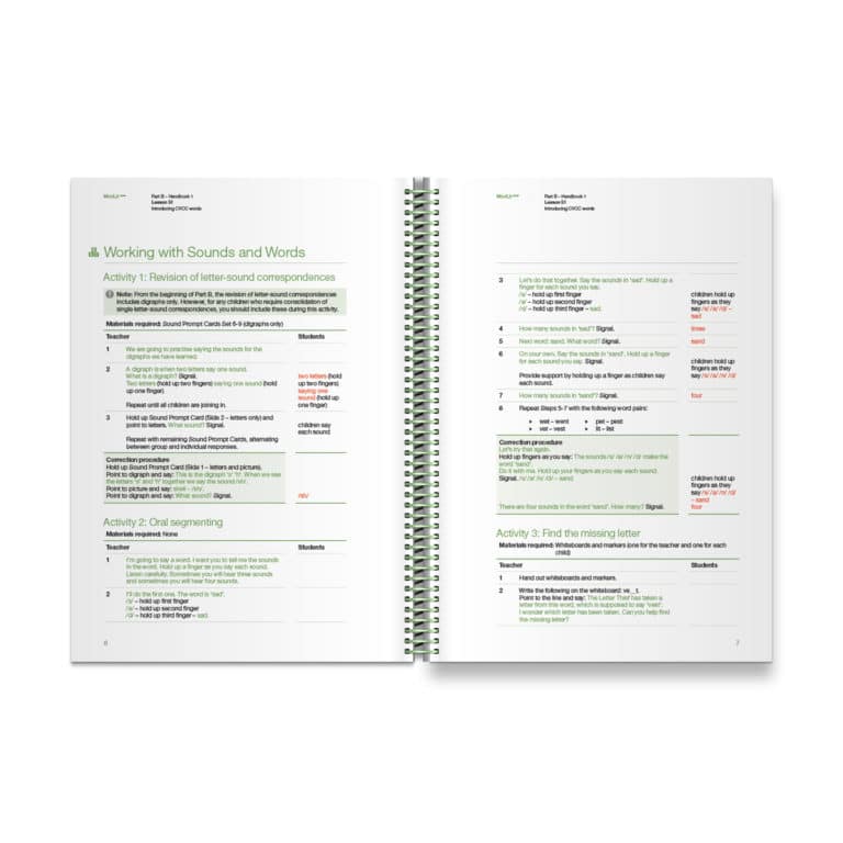 MiniLit Sage Part B, Handbook 1 - MultiLit