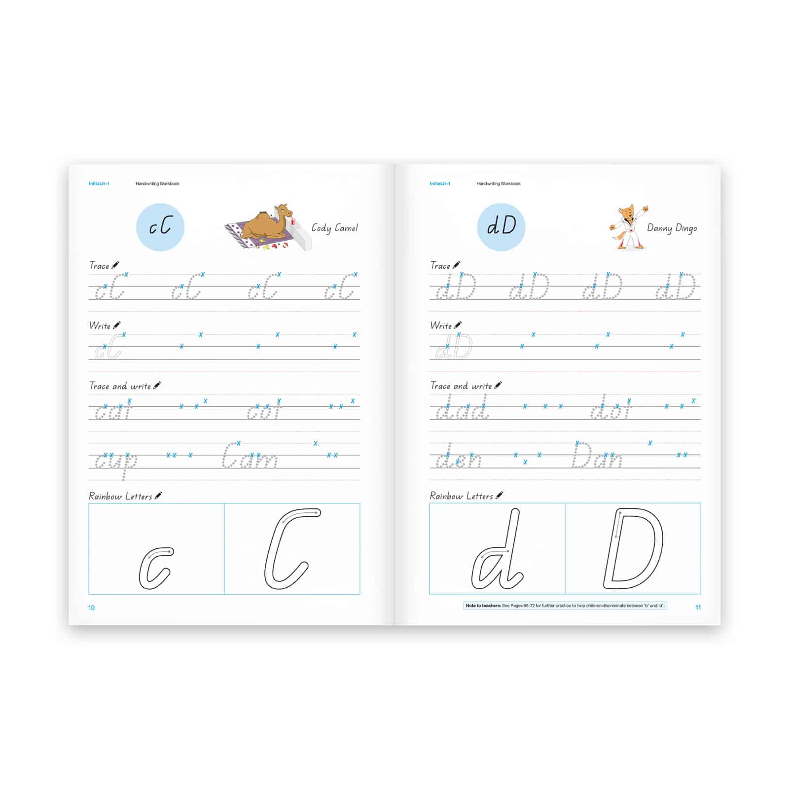 InitiaLit-1 Handwriting Workbooks Pack (QLD - 5 copies) - Image 3