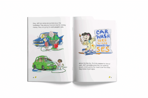 The Car Wash Kids (Mopoke Readers, Set 3) - Image 2