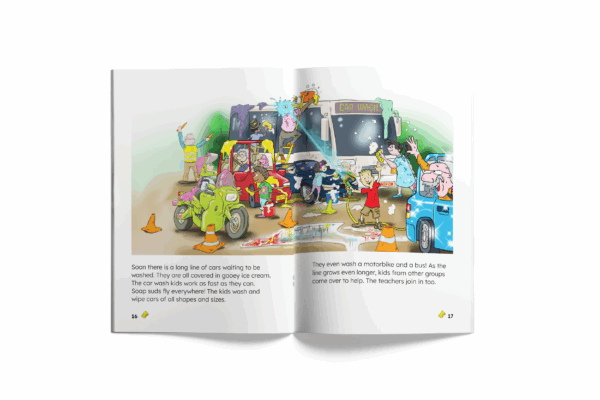 The Car Wash Kids (Mopoke Readers, Set 3) - Image 3